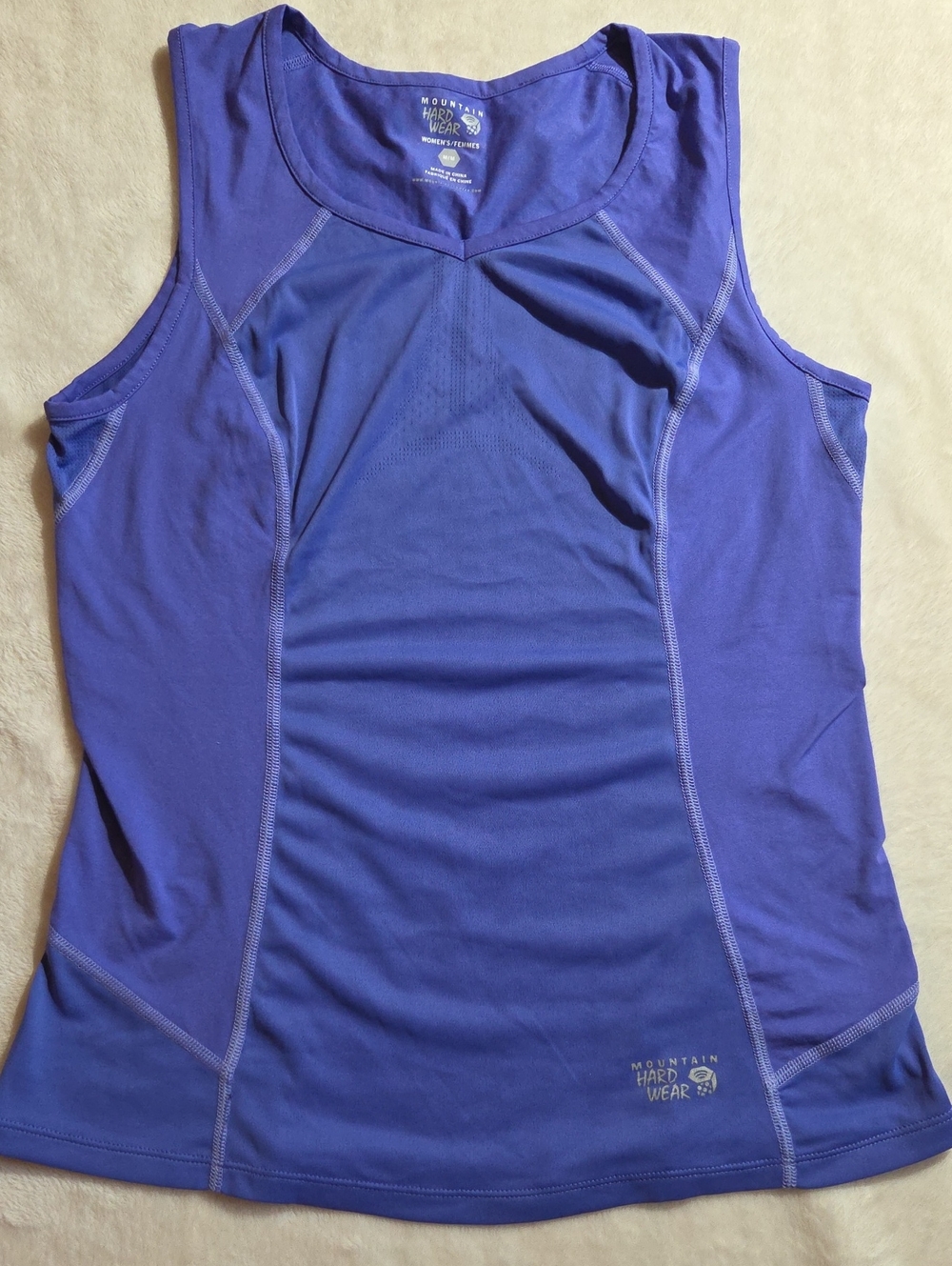 Mountain Hardwear Women's Purple Athletic Tank Top